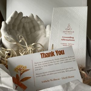 Hands That Give + English Affirmation Cards